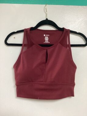 Buff bunny Collection Burgundy Crop Top   Size Medium